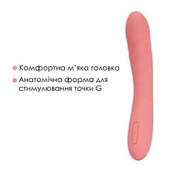 Смарт-вібратор з пульсацією Svakom Ava Neo Peach Pink SVAKOM SX1112 101007 - мініатюра 9