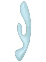 Вібратор-кролик Satisfyer Triple Oh Blue Satisfyer IG018225; SO7781 94169 - мініатюра 2