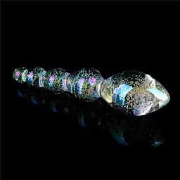 Скляний фалоімітатор DILDO GLOW-IN-THE-DARK TWILIGHT GLEAM GLASS LOVETOYS 66-LV610002 100434 - мініатюра 6