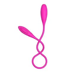 Двусторонний силиконовый вибратор Baile Pretty Love Snaky Vibe 60 см розовый