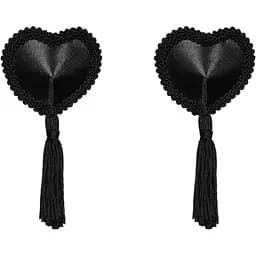 Наклейки на соски Obsessive Tassel чорний