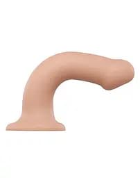 Насадка для страпону Strap-On-Me Dual Density Dildo Flesh L Strap-on-me SO2355 91231 - мініатюра 3