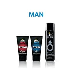 Гель для пеніса стимулювальний pjur MAN Steel Gel 50 ml з екстрактом паприки та ментолом - мініатюра 3