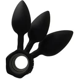 Набір анальних пробок Bathmate Anal Training Plugs діаметр 2.5 см 3.1 см 3.8 см - мініатюра 2