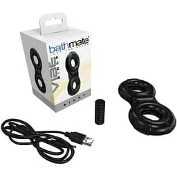 Ерекційне віброкільце Bathmate Vibe Ring Eight подвійне для члена і мошонки