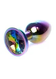 Анальна пробка - Jewellery Multicolour Plug Clear - мініатюра 3