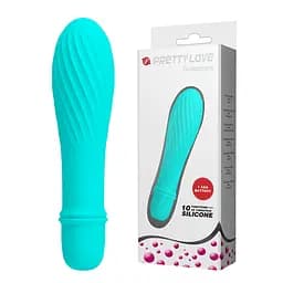 Вібратор Pretty Love Solomon Vibrator Blue - мініатюра 9