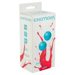 Вагінальні кульки Lola Toys Emotions Lexy Medium 2 шт (бірюзовий) - мініатюра 3