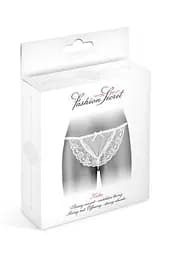 Трусики-стрінги з перлиною ниткою Fashion Secret KATIA White One size - мініатюра 3