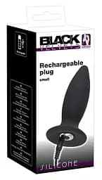 Анальна пробка - Black Velvets Rechargeable Plug Small - мініатюра 6