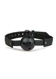 Кляп Easy Toys Ball Gag Plastic Gag With Air Holes 4.5 см чорний - мініатюра 2
