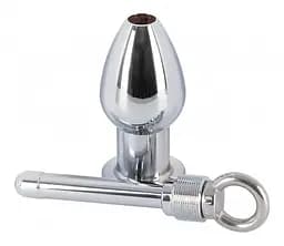 Анальна пробка з отвором Anal Plug deluxe Aluminium Orion 512567 20341 - мініатюра 2