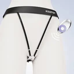 Вібратор у трусики KISSTOY Viosecret, пояс для фіксації та пульт ДУ в комплекті KisToy SO9990 99413 - мініатюра 2