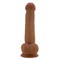 Фалоімітатор з мошонкою PRETTY LOVE TALLEN 8.7(220mm) Sliding Skin Series TPR, Suction base PRETTY LOVE BW-008117LP 102656 - мініатюра 7