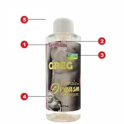 Krem-lubrykant wzmacniający orgazm u kobiet LoveStim Pop Greg, 150 ml - мініатюра 3
