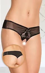 Трусики Softline Panties 2400 S/M (чорний) - мініатюра 4