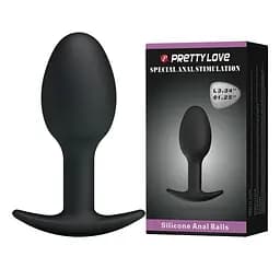 Анальна пробка Pretty Love Heavy Balls Silicone Butt Plug 1 Baile BI-040033 22635