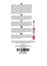 Вагінальні кульки Boss Series Vibrating Kegel Balls 19 см (рожевий) - мініатюра 6