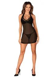 Пеньюар Obsessive Medilla chemise & thong M/L - мініатюра 6