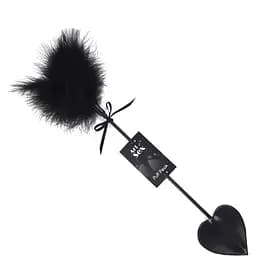 Лоскітка зі шлепалкою Піка Art of Sex - Puff Peak, колір Чорний