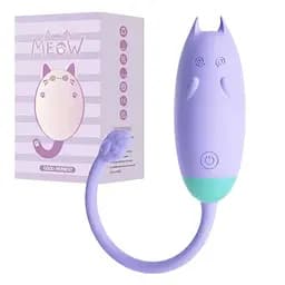 Кліторальний вібратор кішечка Lilo "We Love QiQi" USB (без Д/К) фіолетовий