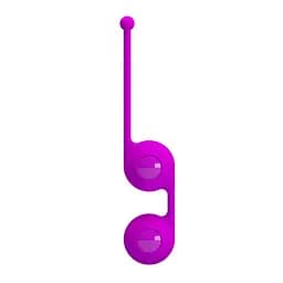 Вагінальні кульки Pretty Love Kegel Tighten Up III Purple - мініатюра 3