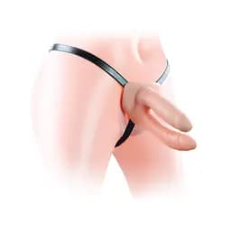 Подвійний страпон Unisex Hollow Strap On LOVETOYS 66-LV3005 100472 - мініатюра 4