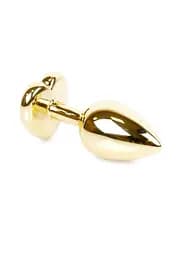 Анальна пробка Jawellery Gold Heart PLUG Black Boss Series 64-00038 98263 - мініатюра 6