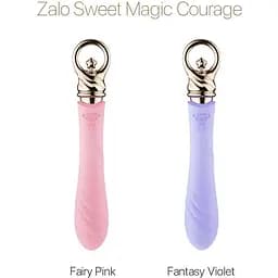 Вібратор для точки G з підігрівом Zalo Sweet Magic Courage Fairy Pink - мініатюра 8
