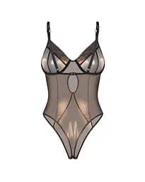 Боді Obsessive Soranna otwarte 2XL/3XL (бронзовий) - мініатюра 6