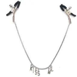 Затискач для сосків на ланцюжку Art of Sex - Nipple Сlamps Kiss Me