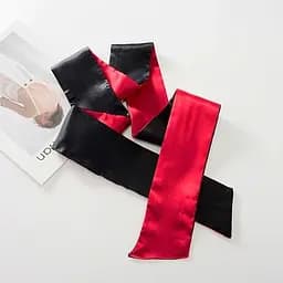 Пов'язка для очей Face Bandage червоно-чорний, 15 см One size (K0762-1) - мініатюра 3