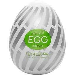 Мастурбатор яйцо Tenga Egg New Standard Brush белый