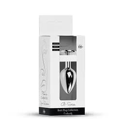Анальна пробка - Jewellery Silver Plug Purple - мініатюра 8