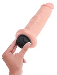 Фалоімітатор King Cock Squirting Cock 21.6 см тілесний - мініатюра 4