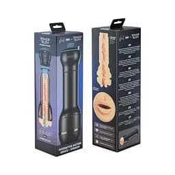 Мастурбатор-ротик Kiiroo Feel Mouth з насадкою PowerBlow Combo Set - мініатюра 5