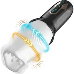 Автоматический мастурбатор I'MCUM Crystal Spin Черный (IM-FJB003)