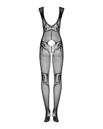 Комбінезон Obsessive Bodystocking F241 S/M/L чорний - мініатюра 7
