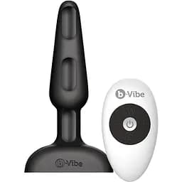 Анальная пробка B-Vibe Trio Plug 13.5 см (черный)