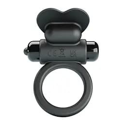 Віброкільце PRETTY LOVE VIBRANT PENIS RING DEBONAIRE Black, 10 vibration functions PRETTY LOVE BI-210316 99057 - мініатюра 4