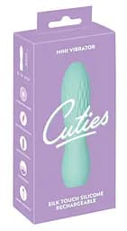 Вібратор Cuties Mini 10.8 см бірюзовий - мініатюра 8