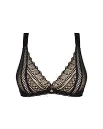 Мереживний бюстгальтер із трикутною чашкою Obsessive Estiqua bra XS/S - мініатюра 3