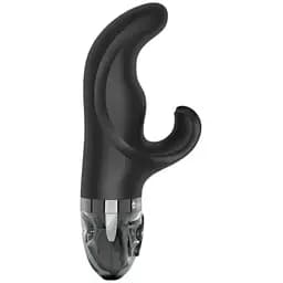 Вібратор-кролик із електростимуляцією Mystim Hop Hop Bob Black Edition