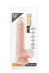 Фалоімітатор Dr. Skin Realistic Cock Stud Muffin 21.6 см тілесний - мініатюра 2