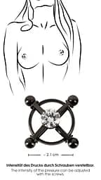 Затискачі на соски Bad Kitty Nipple Jewellery чорний - мініатюра 6