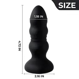 Анальна вібро пробка Lighting anal plug Boss Series 56-3024 101662 - мініатюра 6