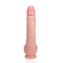 Фалоімітатор RealRock Extra Long 15", 38 см (тілесний) - мініатюра 6