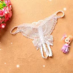 Стрінги 'Метелик' вечір стане незабутнім S/M Білий K0070-2