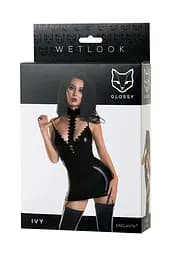 Сукня Glossy Wetlook Ivy, L (чорний) - мініатюра 5