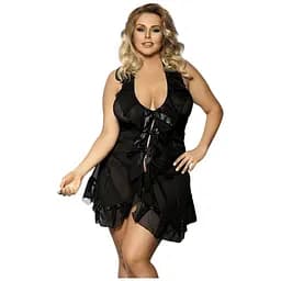 Еротичний комплект Anais Acre 5XL/6XL чорний